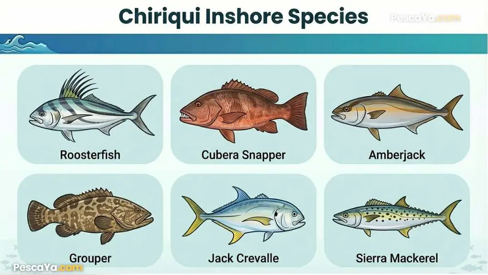 Chiriqui Inshore Species Infographic