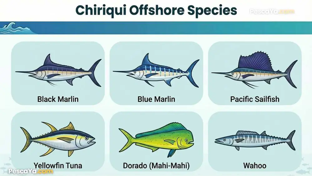 Chiriqui Offshore Species Infographic