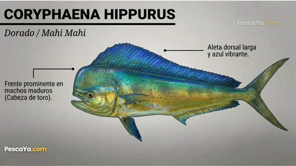 dorado mahi mahi anatomia